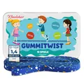 Produktbild: I Premium Gummitwist Kinder I mit Anleitung für Spiele I Hüpfgummi I Twister ...