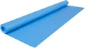Produktbild: Kraftpapier Clairefontaine, französisch-blau, gerippt, PEFC-zertifiziert, 1 Rolle mit L 10 m x B 700 mm 660352