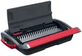 Produktbild: GBC CombBind CB15 manuelles Bindegerät – 165 Blatt, 15 Blatt stanzen, 19 mm Rücken, A4, schwarz/rot/silber 666841