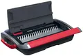 Produktbild: GBC CombBind CB15 Manuelles Bindegerät - Bindet 165 A5/A4 Blätter, kompaktes und leichtes Design, stanzt 15 Blätter, Schwarz/Silber, 4410061