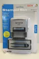 Produktbild: GENIE Selbstfärbend Stempel Set S-402 Printer Firmenstempel Bürostempel 4 Zeilen