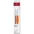 Produktbild: Victorinox Swiss Classic, Gemüsemesser, 2tlg, 8cm, gerade, mittelspitz, orange, box (8 cm) (6.7609.2C1)