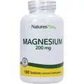 Produktbild: Natures Plus Magnesium 200 mg - 180 Tabletten