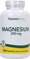 Produktbild: Natures Plus Magnesium 200 mg - 180 Tabletten (110,79 EUR/kg)