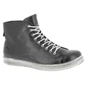 Produktbild: Andrea Conti Damen High Top Sneaker Schnürer Leder dynamisch 0341500, Schwarz Weiß,40 EU