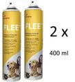 Produktbild: Livisto Flee 2x 400 ml Umgebungsspray gegen Flohbefall Frei von Chemikalien