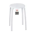Produktbild: RIDDER – Bad-Hocker Max Ø 30x46,5cm, weiß, PP/Stahl | Stabiler Duschhocker mit rutschfesten Füßen. Praktischer Duschstuhl für mehr Komfort im Badezimmer | Belastbar bis 100kg
