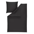 Produktbild: ESTELLA Mako-Satin Bettwäsche Valetta anthrazit, 1 Bettbezug 155 x 220 cm + 1 Kissenbezug 80 x 80 cm