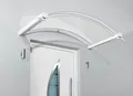 Produktbild: Gutta Rundbogenvordach BV/B 200 x 90 cm weiß Vordachsystem Haustürdach