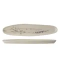 Produktbild: Bloomingville Bea Servierplatte Natur 35,5 x 2 x 8 cm Steingut Servierteller