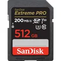 Produktbild: SanDisk Extreme Pro 512 GB SDXC UHS-I-Speicherkarte (2022) bis 200 MB/s SDSDXXD-512G-GN4IN