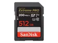 Produktbild: SanDisk SDXC Extreme PRO 512GB (R200 MB/s) + 2 Jahre RescuePRO Deluxe