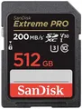 Produktbild: SanDisk Extreme PRO SDXC-Karte 512GB Class 10 UHS-I stoßsicher, Wasserdicht