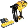 Produktbild: Dewalt Dcn 660 H2 Akku Nagler 18v 32 - 63 Mm Brushless + 2x Powerstack Akku 5,0 Ah + Ladegerät