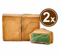 Produktbild: 2 x Aleppo-Seife 5% Lorbeeröl 95% Olivenöl vegan natürlich #Alepposeife 400 g.