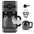 Produktbild: Barista Filterkaffeemaschine Touch Iso | Kaffeemaschine mit Isolierkanne | Filtermaschine mit Digitaldisplay & Timerfunktion | 900W | für 8 Tassen Kaffee | 1,25 Liter Kaffeekanne