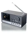 Produktbild: PEAQ PCR 440 Radiowecker mit DAB+, DAB+/FM, FM, Bluetooth, Schwarz/Grau