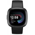 Produktbild: FITBIT Versa 4 Aktivitäts-Tracker schwarz/aluminium graphit