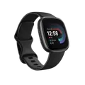 Produktbild: Fitbit Versa 4 - 40 mm - Carbon-Schwarz - intelligente Uhr mit Band - schwarz - Bandgröße: S/L - NFC, Bluetooth (FB523BKBK)