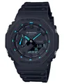 Produktbild: CASIO G-Shock Classic AnaDigi Herrenuhr Schwarz/Türkis GA-2100-1A2ER