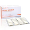 Produktbild: arthro GC MSM Glucosamin & Chondroitin & MSM plus Vitamin C | 120 Kapseln | A...