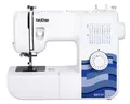 Produktbild: Brother RH137 Nähmaschine (37 Stiche) - Allrounder für Home Deko & Hobby, Weiß / Blau