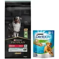 Produktbild: Purina Pro Plan Adult Medium Sensitive Verdauung Lamm 14kg + Purina Dentalife GRATIS!