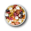 Produktbild: 1001 Frucht Hausgemacht Fruchtmischung - fein - kandiert - exotische Trockenfrüchte Mix I Kandierte & Trockene Früchte Mix nach Omas Rezept I Trockenobst gemischt geschwefelt gentechnikfrei (1000 g)