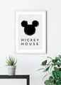 Produktbild: Komar Bild Mickey Mouse Silhouette, Disney (1 St), Wandbild zur Dekoration im Kinderzimmer - ohne Rahmen