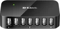 Produktbild: D-Link 7-Port USB 2.0 Hub, Schnellladeanschluss (DUB-H7)