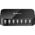 Produktbild: D-LINK DUB H7 - USB 2.0 7-Port Hub mit Netzteil, schwarz