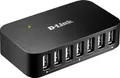 Produktbild: D-Link DUB-H7 USB 2.0 Hub 7-Port mit Netzteil Plug&Play bis zu 480 Mbps BRANDNEU