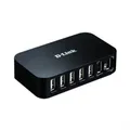 Produktbild: D-Link DUB-H7 USB 2.0 Hub aktiv 7-Port 480Mbps