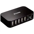 Produktbild: D-Link DUB-H7/E USB-Hub 7 Port USB-A USB 2.0 480 MBit/s mit Schnellladeport