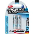 Produktbild: Ansmann 5030802 1x2 Ansmann maxE NiMH Akku Mignon AA 1300 mAh DECT PHONE