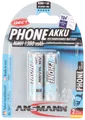 Produktbild: ANS 5030802 - Akku für Schnurlos-Telefone, maxE, NiMh, 1300 mAh, 2er-Pack
