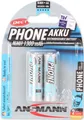 Produktbild: Ansmann Akku Mignon DECT-Telefon 5030802 VE2 Bli Batterien Akku