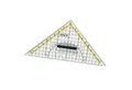 Produktbild: Herlitz Geodreieck herlitz Geodreieck, Hypotenuse: 220 mm, mit Griffleiste, transparent a