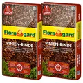 Produktbild: Floragard Pinienrinde 120 L (2×60 L, 25-40 mm) – dekorativer Premium-Mulch & natürliche Bodenabdeckung für Beete, Pflanzflächen, Stauden- & Gehölzbeete sowie Wege – unterdrückt Unkraut