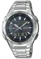 Produktbild: Casio Funk Funkchronograph WVA-M650D-1AER, Solaruhr, Armbanduhr, Digitaluhr, Edelstahlarmband,bis 10 bar wasserd.