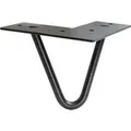 Produktbild: Wagner Möbelbein Hairpin L 100 mm Black Matt