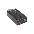 Produktbild: InLine 33051C USB Audio Soundkarte, mit virtuellem 7.1 Surround Sound