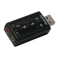Produktbild: InLine USB Audio Adapter virtueller 7.1 Surround Sound # 33051C