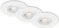 Produktbild: LED Einbauleuchten Dimmbar 3er Set IP44 5 W weiß Kunststoff Ø 6,8cm Briloner