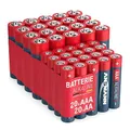 Produktbild: ANSMANN Batterie Set Alkaline 20 Stk AA Mignon LR6 + 20 Stk AAA Micro LR03 Vorratspack leistungsstarke 1.5V Einwegbatterie für Taschenlampe Wecker Fernbedienung Tastatur Wanduhr Spielzeug (40er Pack)
