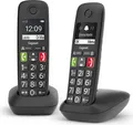 Produktbild: Gigaset E290 Duo DECT Schnurlostelefon Schwarz mit Anrufer-ID