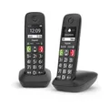 Produktbild: TELEFONO CORDLESS GIGASET LINEA SENIOR E290 DUO NERO (L36852-H2901-K1)