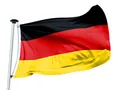 Produktbild: FLAGLY Premium Deutschland Flagge 100 x 150 cm - Schiffsflaggentuch, 160g/m² Stoffgewicht - handgefertigt, robust und witterungsbeständig mit Ösen (100 x 150 cm, Deutschland)