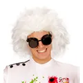 Produktbild: 6382L - Perücke Mad Scientist, weiß, Wissenschaftler, Karneval, Halloween, Mo...