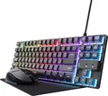 Produktbild: Trust GXT 794 Tastatur Maus enthalten Gaming USB Deutsch Schwarz (25393)